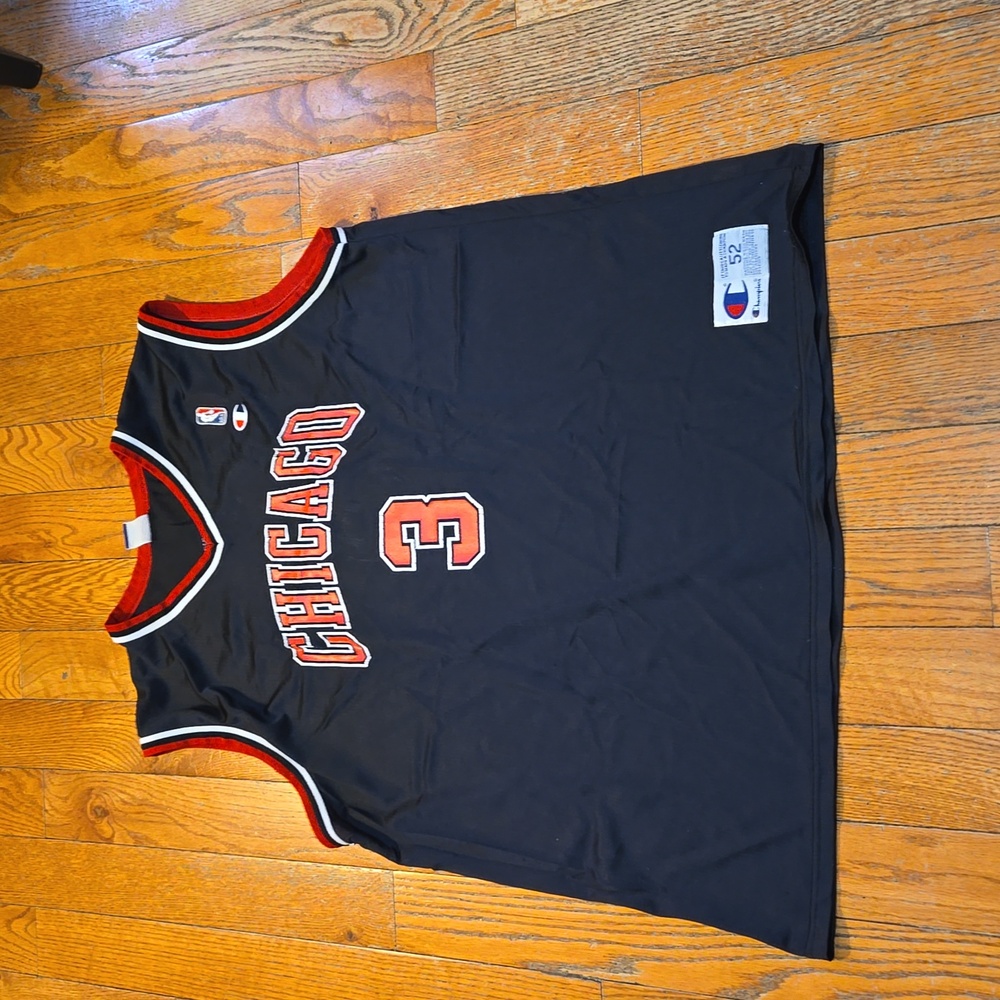 Vintage Chicago Bulls Tyson Chandler Champion Jersey. Size 52.